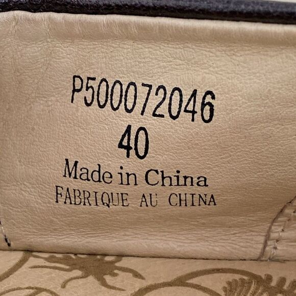 Fly London Yala Black Leather Peep Toe Wedge Sandals Ankle Strap 9-9.5 Boho Emo - Picture 7 of 11